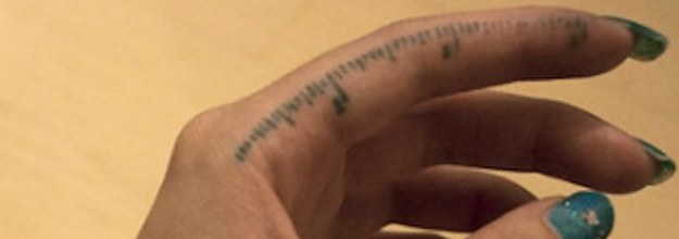 Mum gets cheeky ruler tattoo to measure penis sizes before sex to  daughters horror  Mirror Online