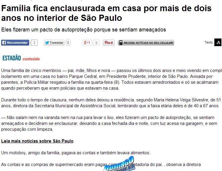 Nao tá fácil. Veja a notícia.