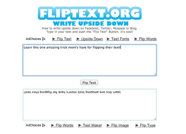 Flip Text