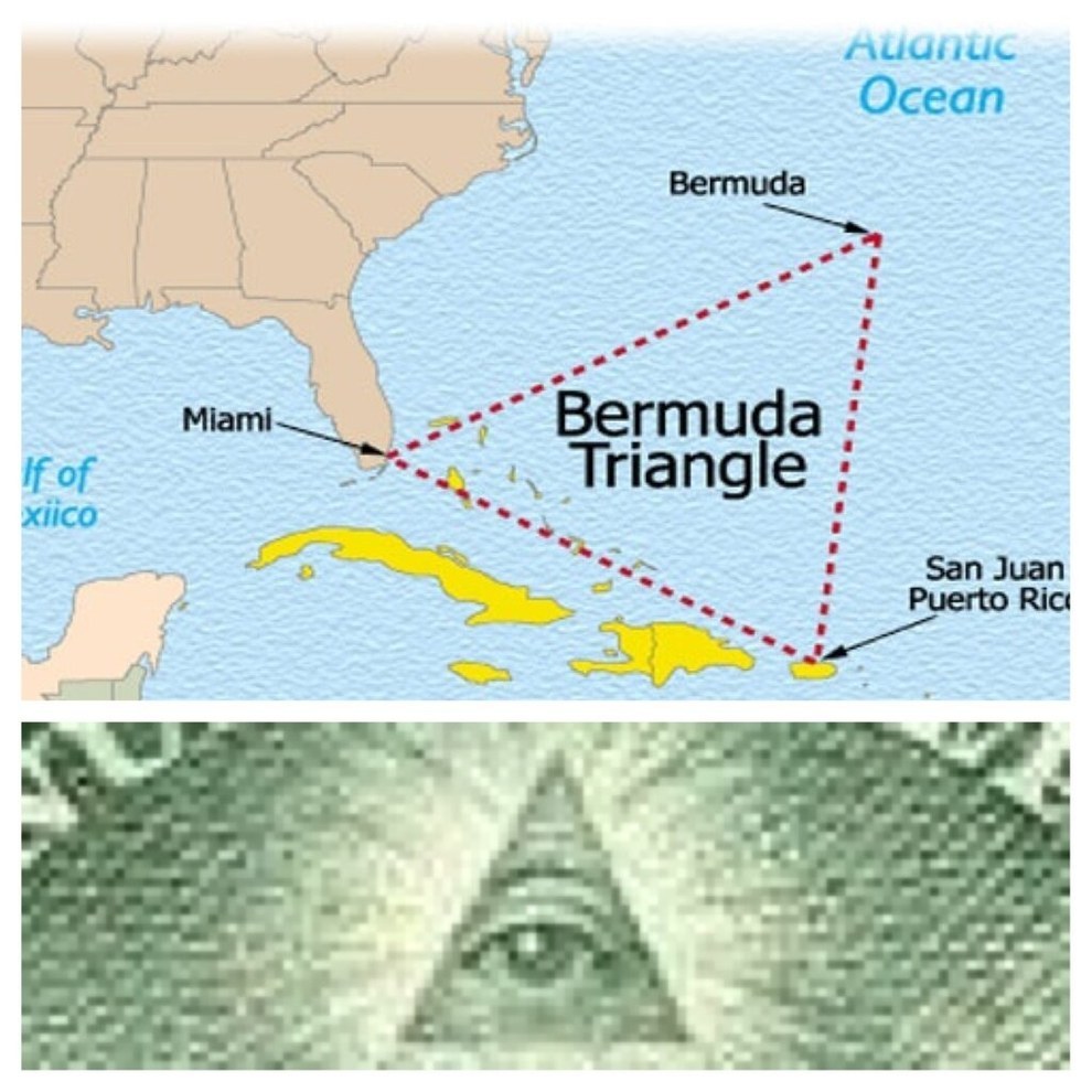 Бермуды треугольник карта