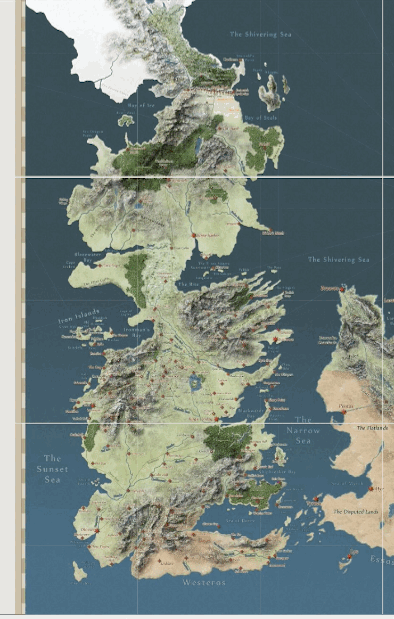 Interactive Game of Thrones Map with Spoilers Control