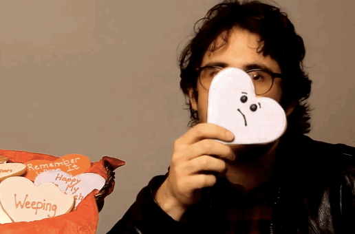 He loves us and cookies.