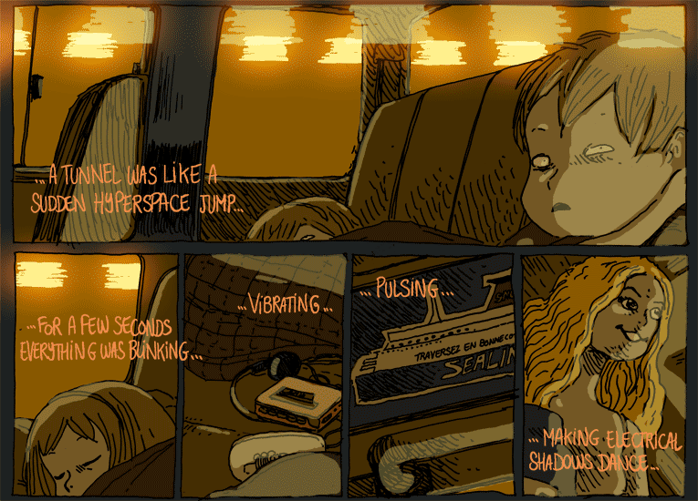 French artist Boulet runs a web comic of daydreams and daily observations. Occasionally, he animates his comics. Bonus points for loving Pittsburgh.