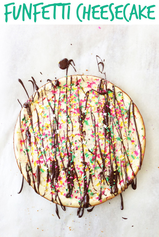 Using light and reduced-fat ingredients makes this a skinny cheesecake. Wahoo! Recipe here.