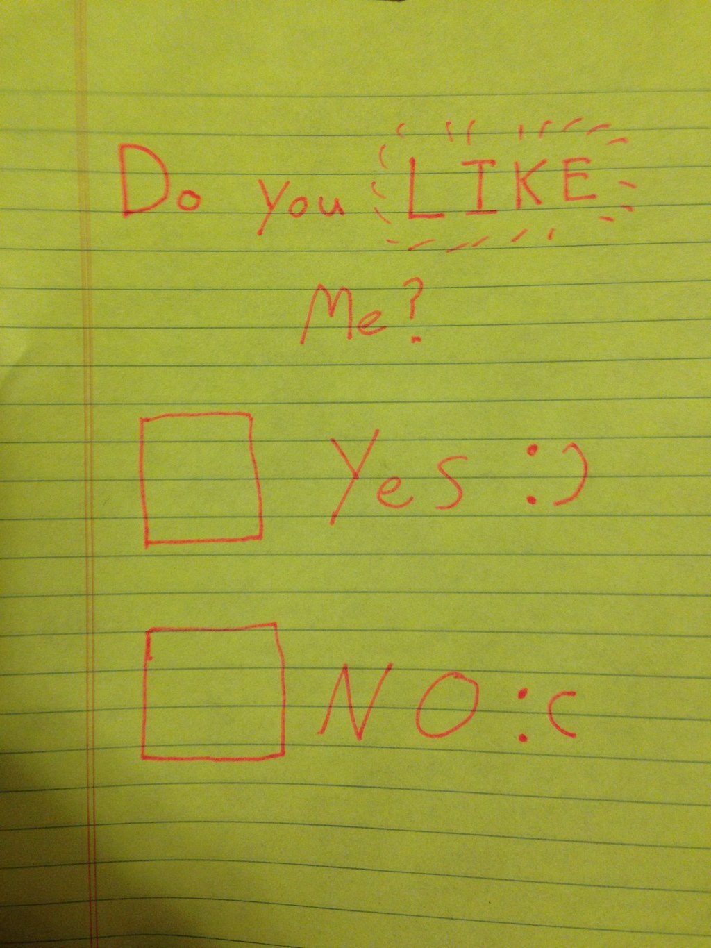 It's so hard to know truly how someone feels about you. No one is upfront anymore. Do they "like" you? Or do they "like like" you? Or do they "like...like like" you? Perhaps they "like, like: Likelike like; like!?" you. Good luck deciphering that, Columbo.