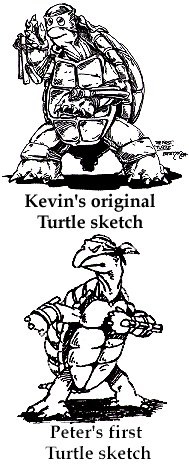 Although nowhere near as comedic as later adaptations, or even later issues of the series, the comic was originally a parody of grim and gritty comics popular in the early 80s, especially Frank Miller’s work on Daredevil and Ronin. The Foot clan are named after Daredevil villains the Hand, while Splinter is a play on DD's mentor Stick.