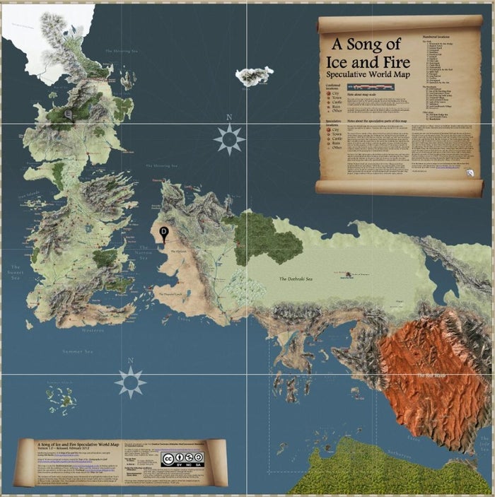 Finally, The Interactive Map "Game Of Thrones" Deserves