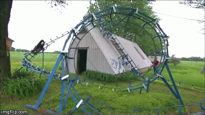 Indiana grandfather John Ivers built "The Blue Flash" for his grandkids. The gauntlet has been thrown, granddads.