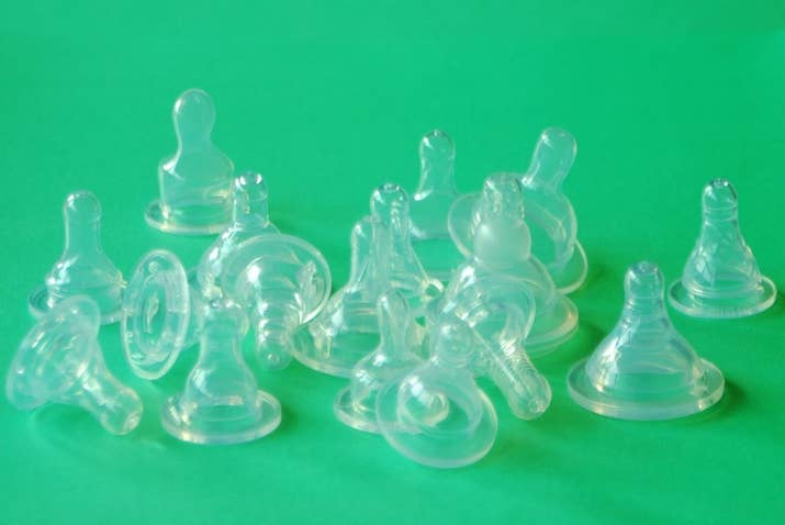 Like the apple version but with the tops of baby bottles instead.
