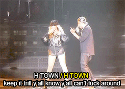 Even though Beyoncé's back-up vocals are mostly whispers of “H-Town," this collab is still awesome!