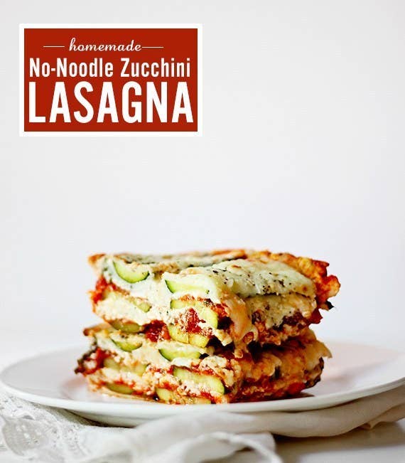 Clever noodle subs are great, like this zucchini &quot;lasagna&quot; ( you could also do this trick with eggplant). The cottage cheese in this recipe gives it the protein boost. Recipe here.