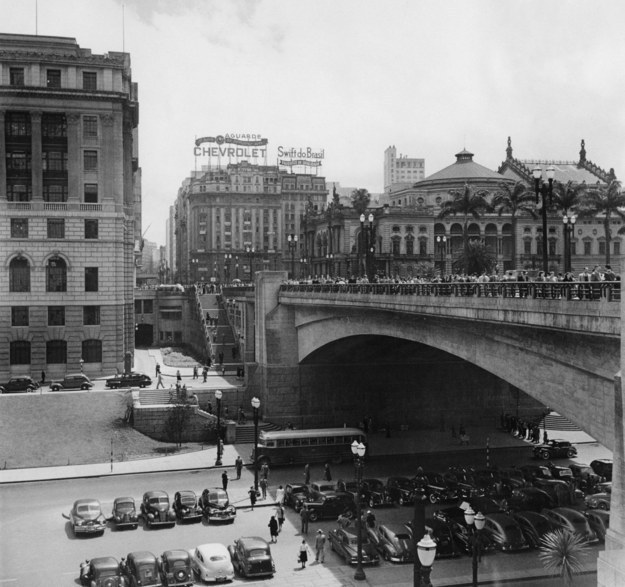 Viaduto do Chá. (1955)