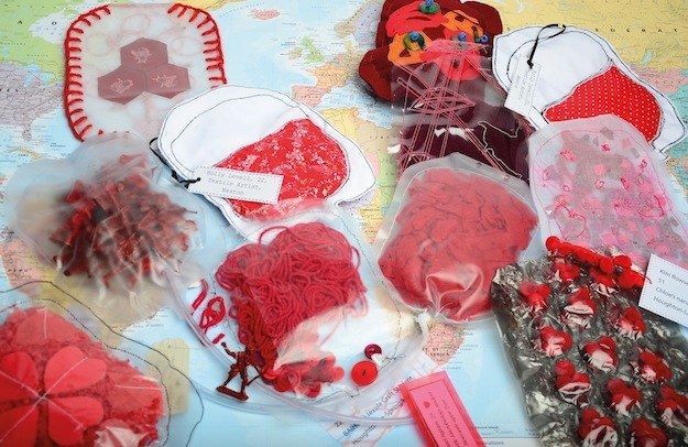 Leigh Bowser creates, and encourages others to make, textile blood bags in order to raise awareness of a rare blood disorder. It's called Diamond Blackfan Anemia, or DBA, and one of the 700 people who suffers from it worldwide is her three-year-old niece, Chloe.