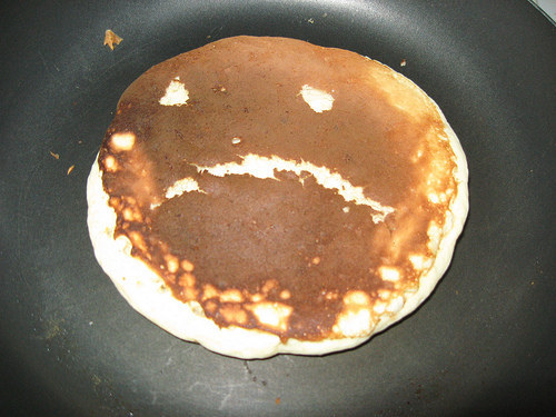 Consider sending a picture of your pancake to your ex.