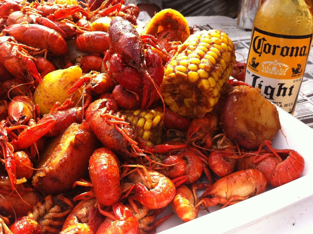What do you get when you combine a massive cauldron, corn on the cob, whole red potatoes, water bugs and a man in denim short shorts stirring it all together? A traditional Louisiana crawfish boil, an event that you must partake in before you die. You'll never pass a better time, as they say in Nola. You can even be an honorary Cajun after you suck the little critter's brains out.