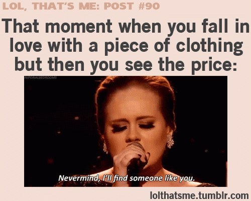 If you weren't wearing Hollister/American Eagle/Abercrombie when I was a teen, you just weren't quite ever going to be considered cool. But I don't even know what kids are wearing nowadays--isn't there some big thing about expensive jeans with enough sparkles on the back pockets to make your ass look like a diamond mine? Personally, my humble closet is filled with miles of Gap and Old Navy clearance, peppered with items under ten dollars I found at resale shops.