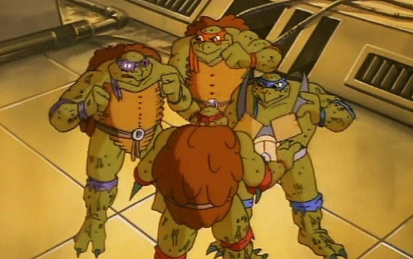The show lasted far longer than the actual boom in Turtle popularity. To address this, the eighth season saw the phasing out of characters like Shredder, April and Krang and a much darker tone, signified by red skies and the Turtles suffering temporary mutations.