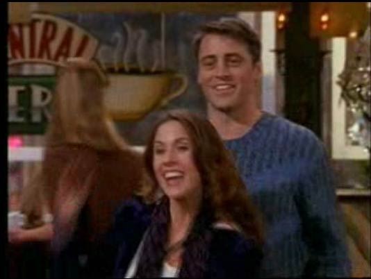 The One With The Girl Who Hits JoeyKatie, Joey's girlfriend who constantly playfully punches Joey's arm.
