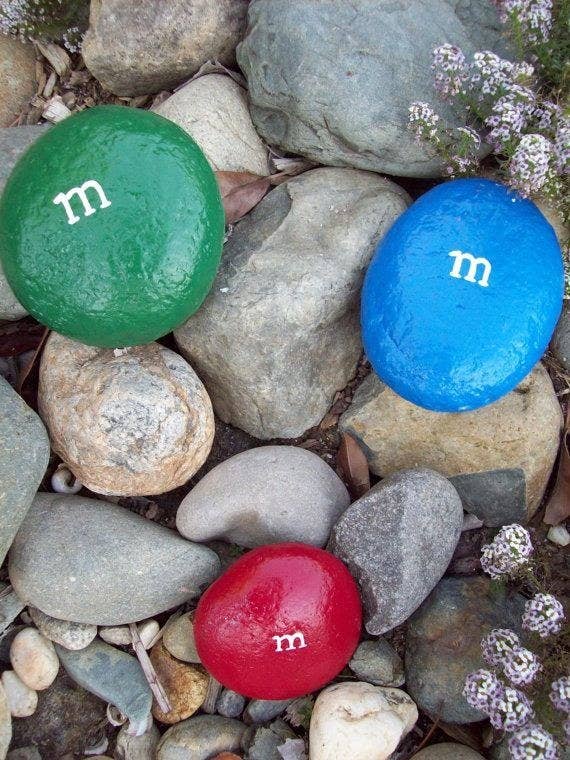 Or at least give the illusion that you are by painting your rocks.
