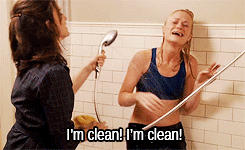 I think there has to be a more efficient way to clean our bodies. Why must I leave my bed once a day to make sure my hair isn't greasy for class the next day when I haven't produced one ounce of sweat?