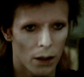Buy foundation too light for your skin-tone? Take it from Bowie, it happens to the best of us. But fret not! For a flirty yet casual look, apply it with your fingers to make a line down the center of your face. What is "makeup" anyway? Just what are you trying to make up?