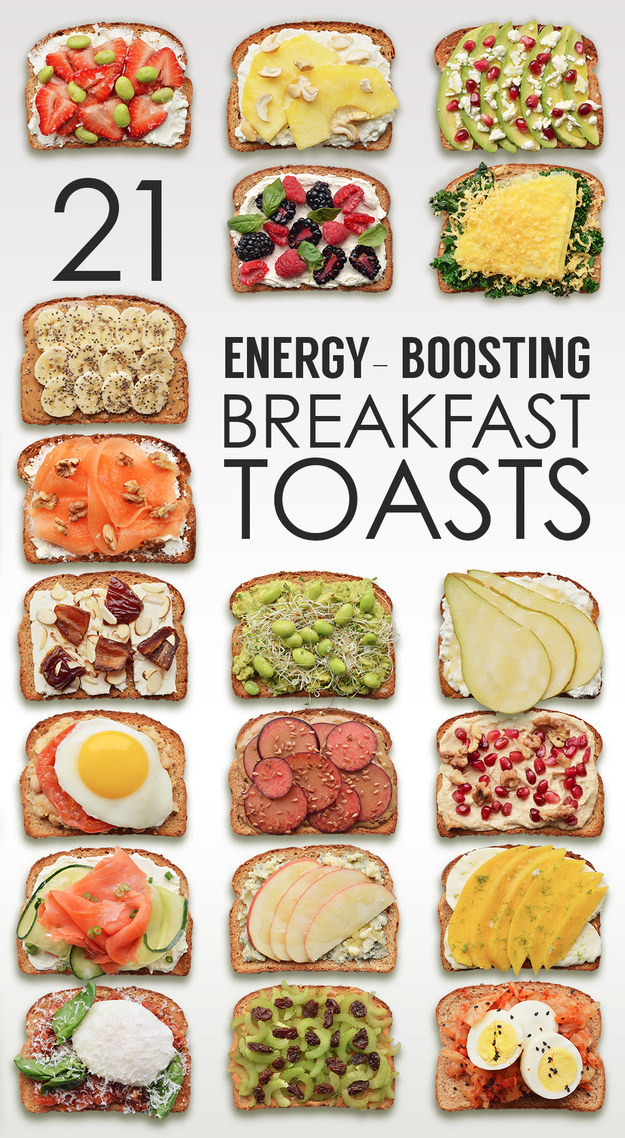 21 Ideas For EnergyBoosting Breakfast Toasts