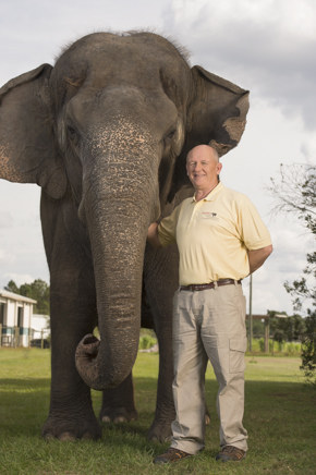 Hi, I’m Dr. Dennis Schmitt. Elephant care and conservation has been my life’s passion for over 30 years. I’ve worked with the Ringling Bros. and Barnum & Bailey Center for Elephant Conservation since 1997.