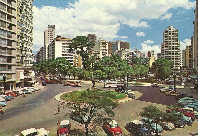 Cartão postal do Largo do Arouche. (sem data)