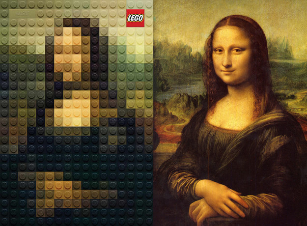 Famous Paintings Reimagined Using Legos