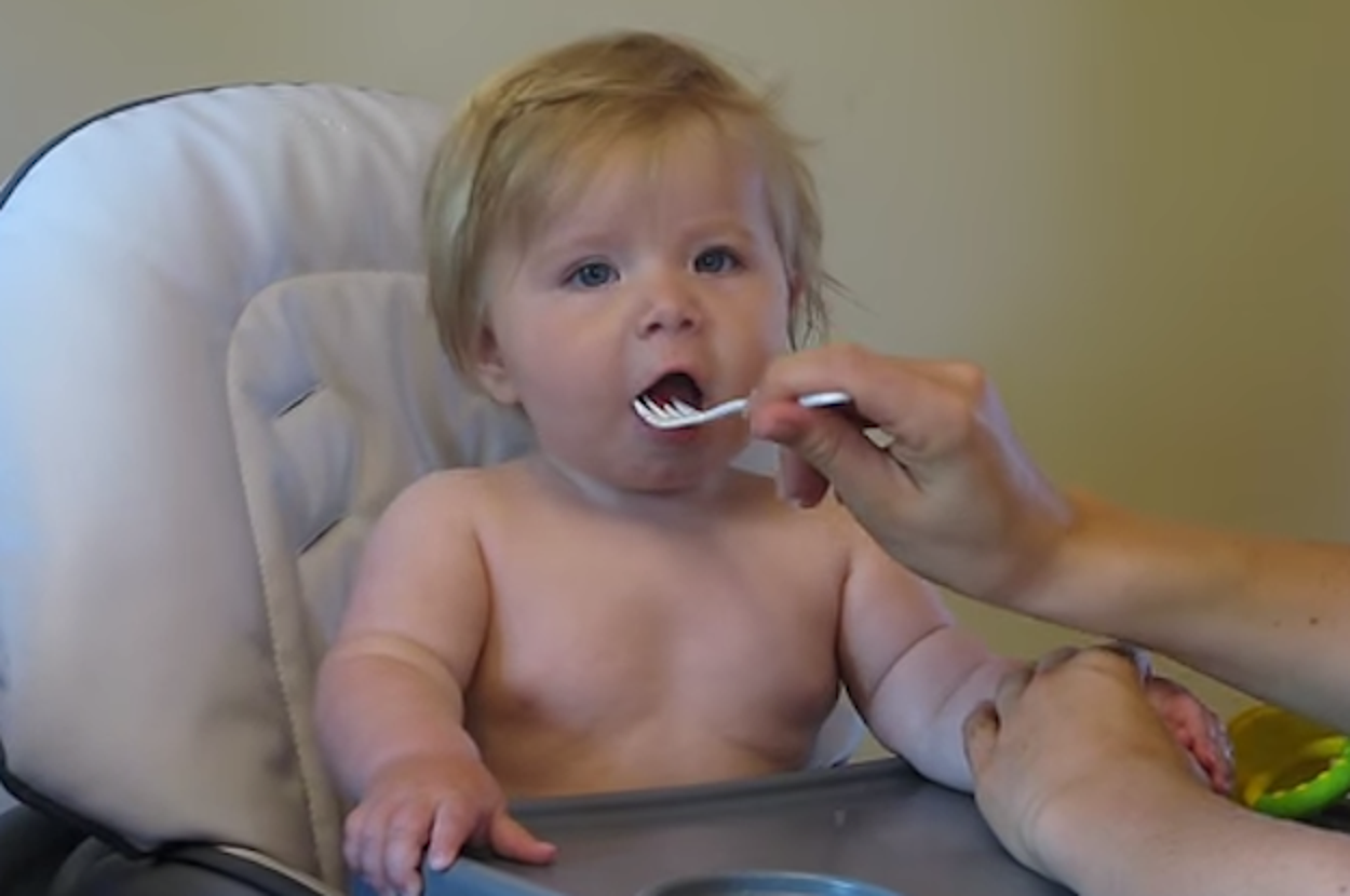 Baby Giving The Raspberry This Video Of A Baby Trying A Raspberry For The First Time Is Pretty ...