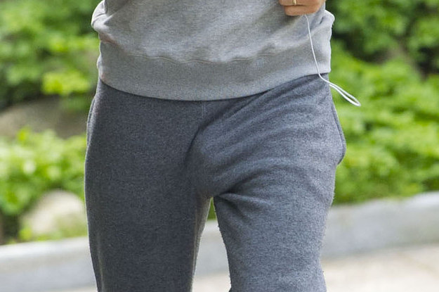 buzzfeed grey sweatpants