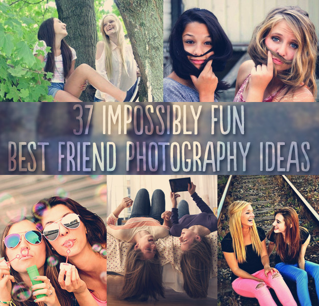 Funny Girls Pose Over White Copy Space Stock Photo - Image of beauty, friend:  67748764