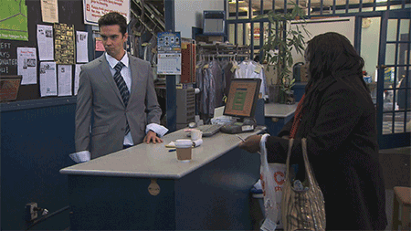 This GIF was taken at midnight, just before casual Friday.