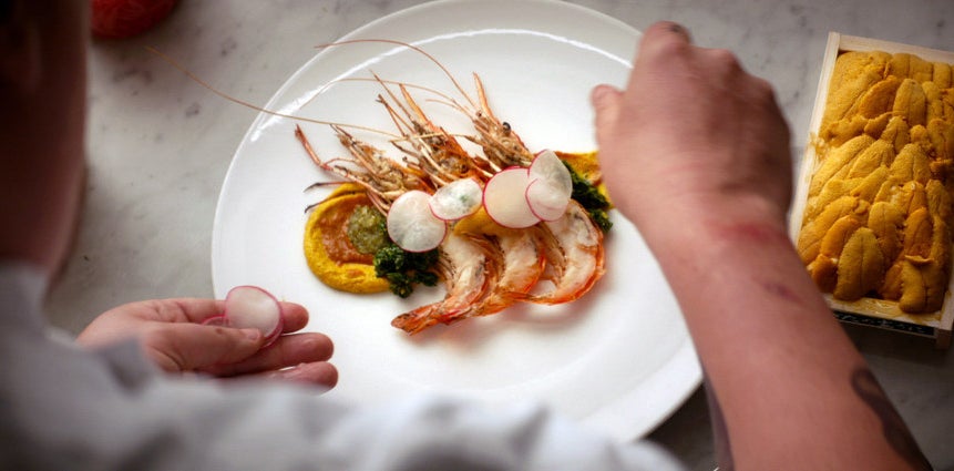 Santa Barbara spot prawns