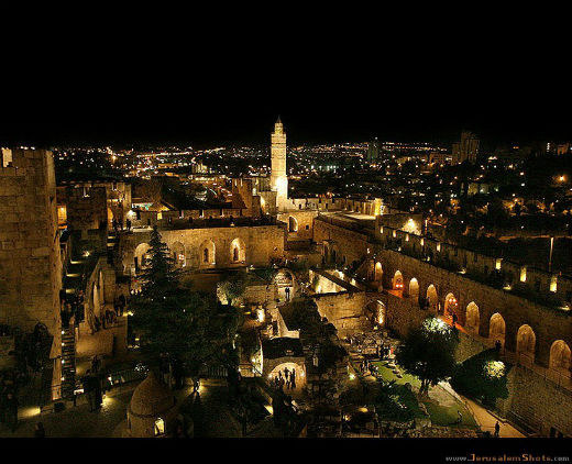The Old City of Jerusalem gets even more beautiful after the sun sets, with modern illumination creating a glowing presence that is unlike anything you've ever seen before