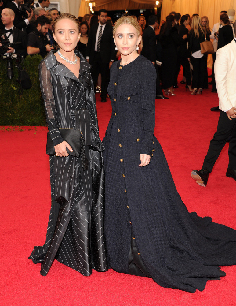 They are in vintage Chanel and vintage Gianfranco Ferre, which are great pieces. But those pieces on them just look too heavy and overwhelming.