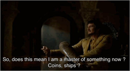 Tu es le maître de mon cœur, Oberyn.