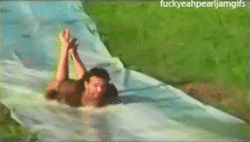 Time to work on your Slip N' Slide skills...