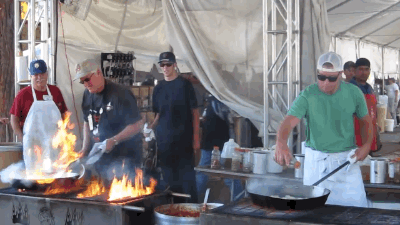 Taking place on July 25, 26, and 27, the festival includes a heated cook-off competition and lots and lots of good eats.