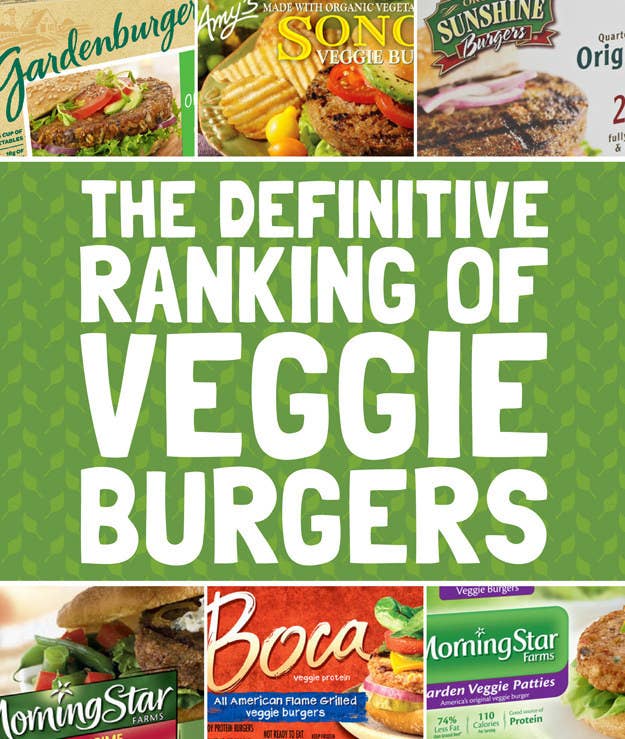 The Definitive Ranking Of Veggie Burgers