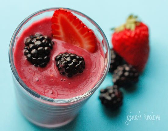 Smoothies are always delicious, but they're even better in the summer when you can add fresh berries to the mix.
