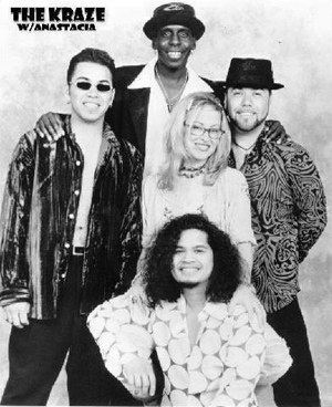 In the Mid 90's Anastacia was part of a band called "The Kraze".