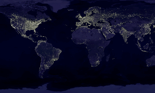 You can see the line from space.