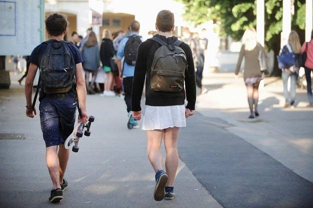 Boys Wear Skirts To School In France To Fight Sexism