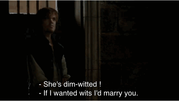 Bronn, qui lui avait jusqu'à présent été loyal, préfère accepter les pots-de-vin de Cersei - une femme et un château, en l'occurrence - plutôt que de combattre pour Tyrion.
