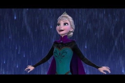 Elsa belts out &quot;Let It Go&quot;