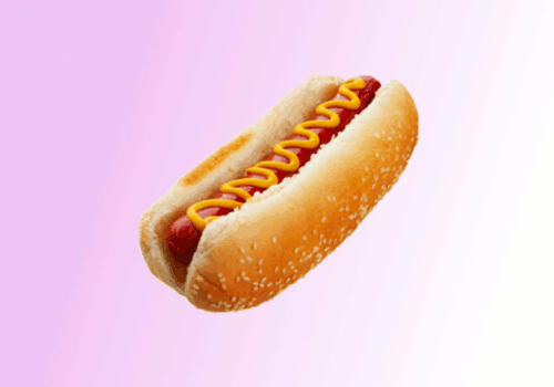 Remember the rule: mustard, no ketchup.