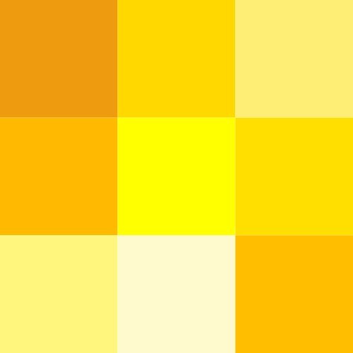 Yellow, along with orange, is the color of puke. Ugh. Plus it's so blinding to even look at.