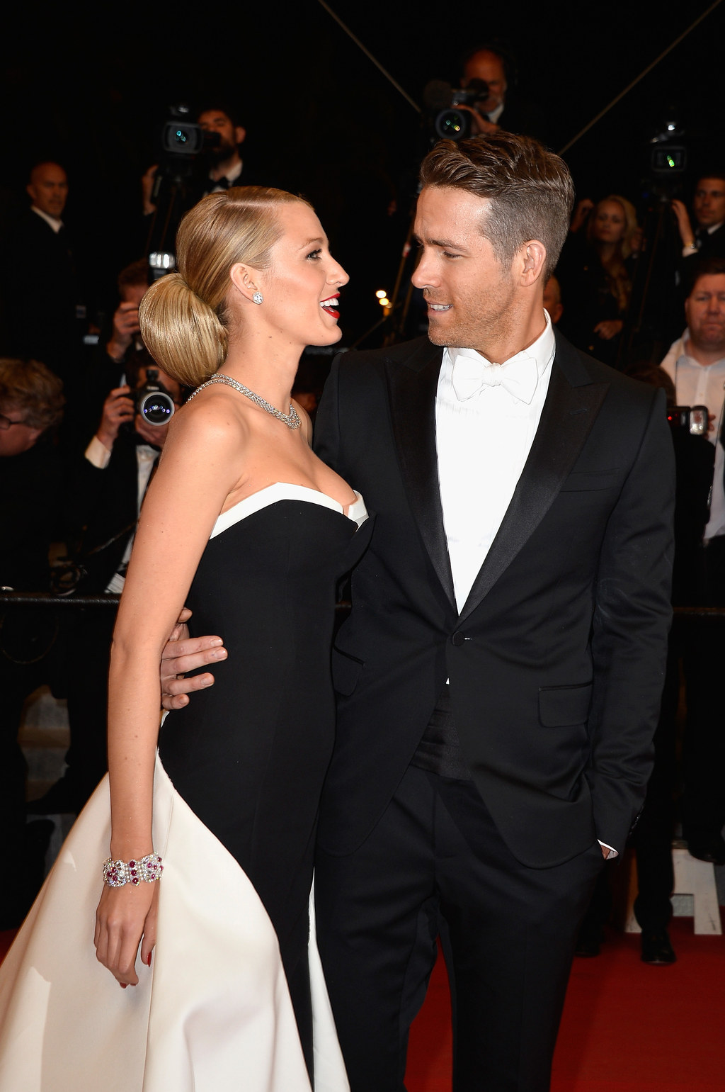 15 Photos Of Blake Lively Smiling With Her Husband Ryan Reynolds At Cannes