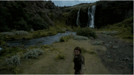 En attendant de pouvoir tuer The Hound, Arya s'entraîne. Pai Mei serait fier.